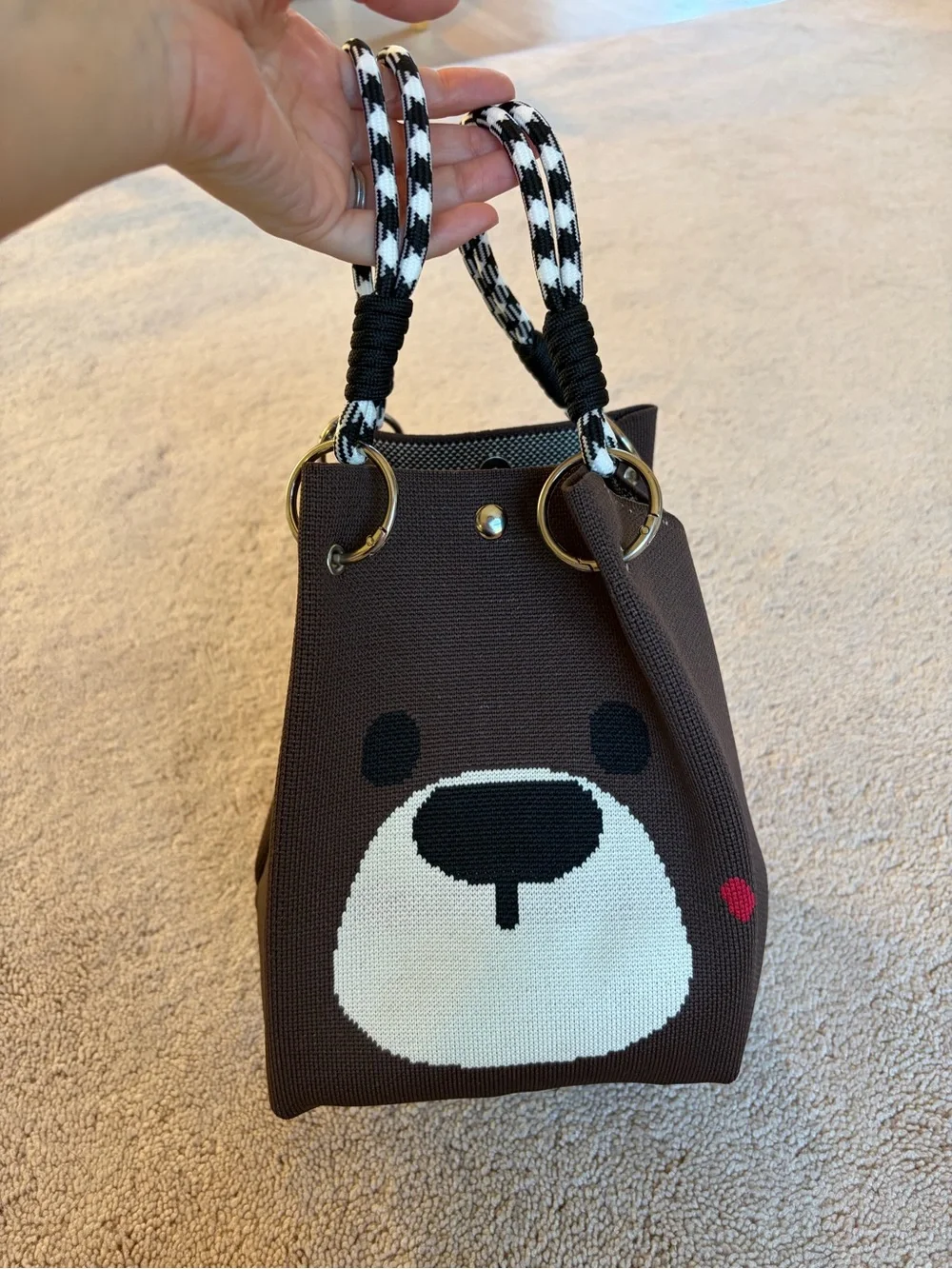 New Brown Bear Bag